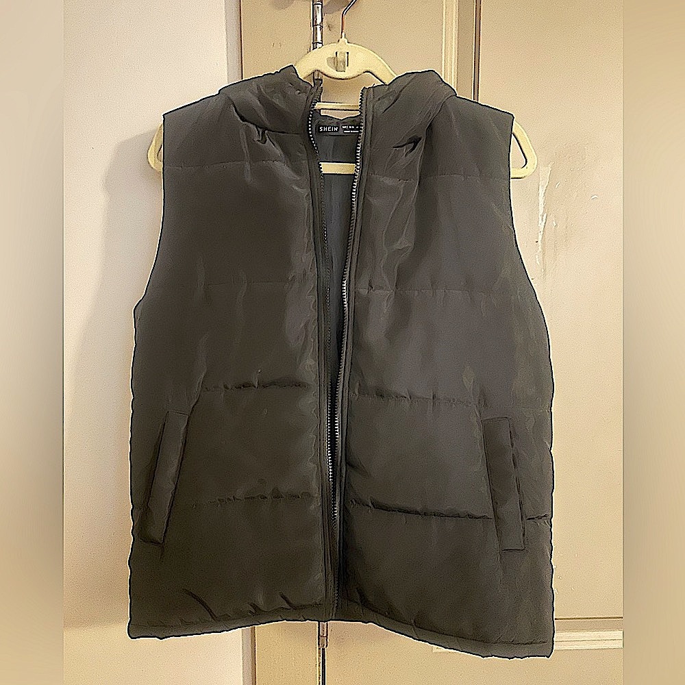 Black Vest Warm SHEIN